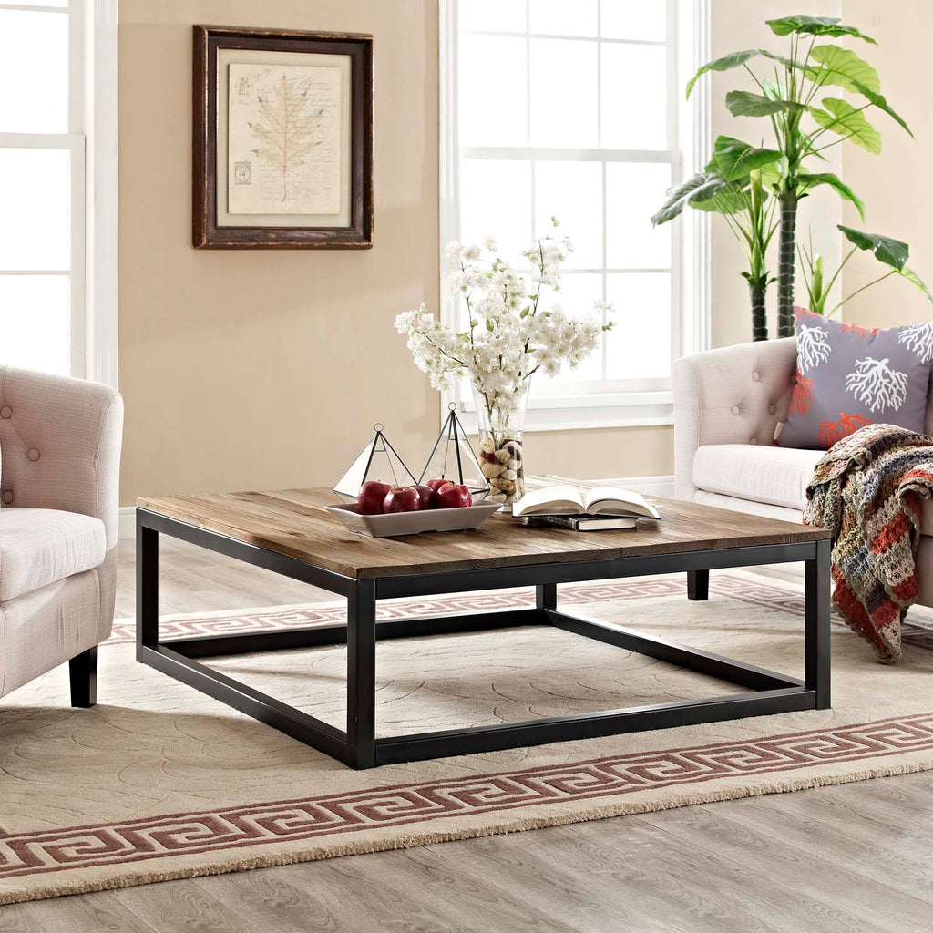 Attune Large Coffee Table in Brown