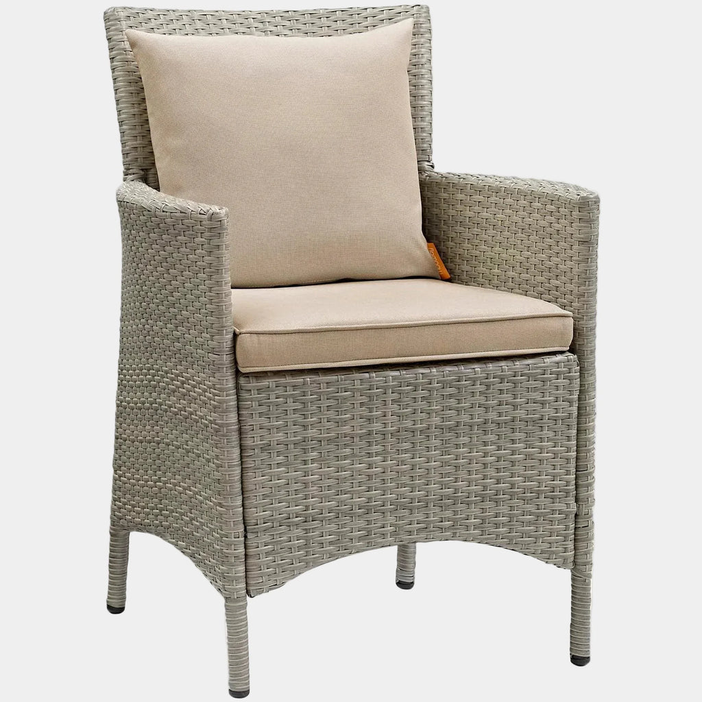 Conduit Outdoor Wicker Rattan Dining Armchair