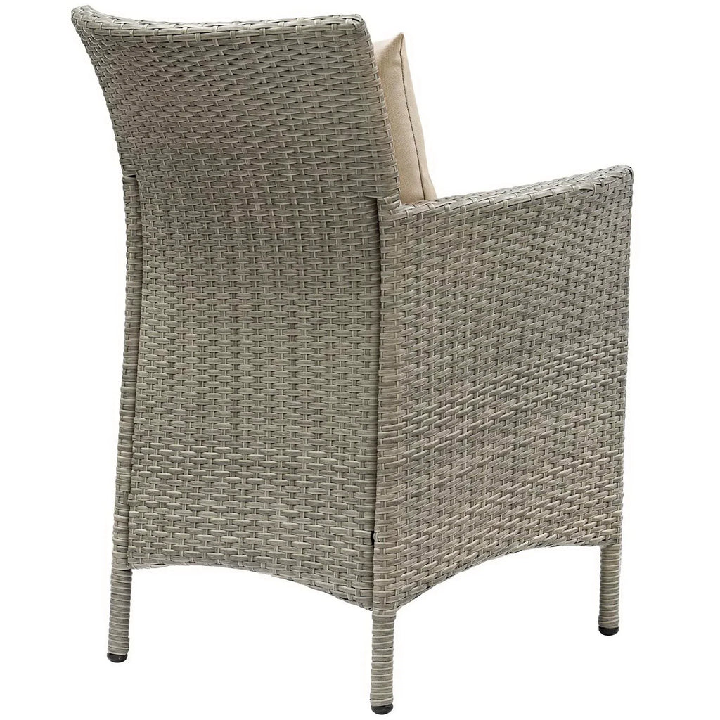 Conduit Outdoor Wicker Rattan Dining Armchair