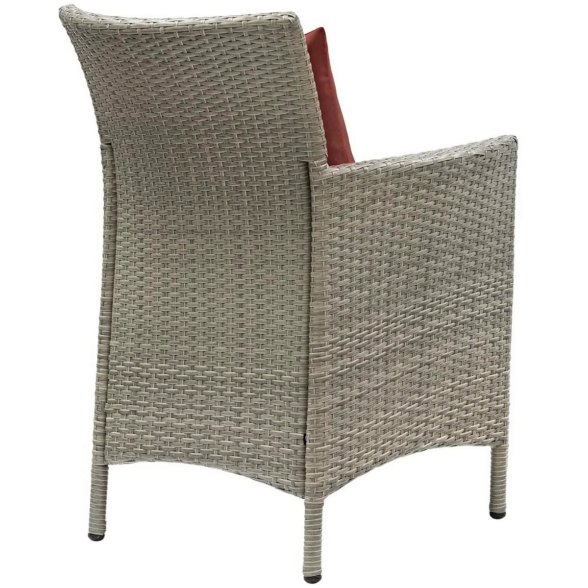 Conduit Outdoor Wicker Rattan Dining Armchair
