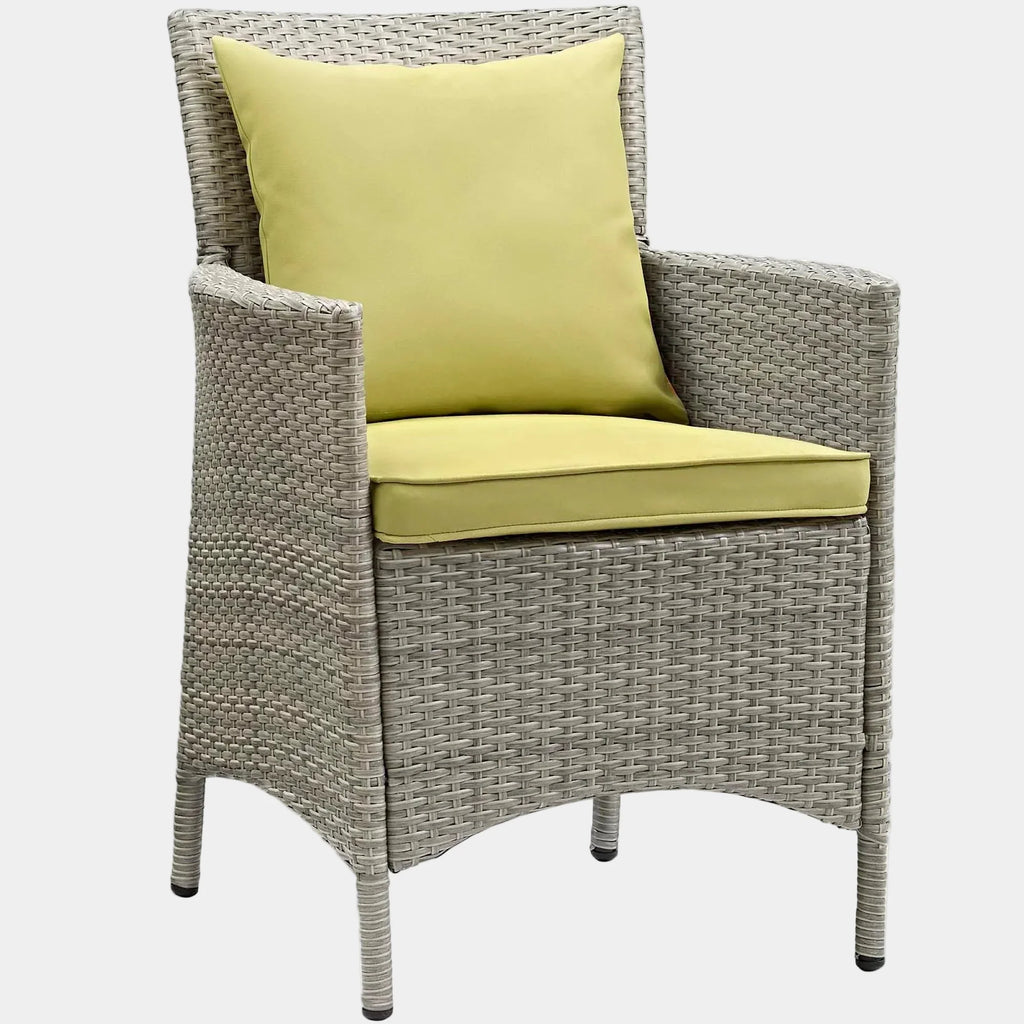 Conduit Outdoor Wicker Rattan Dining Armchair