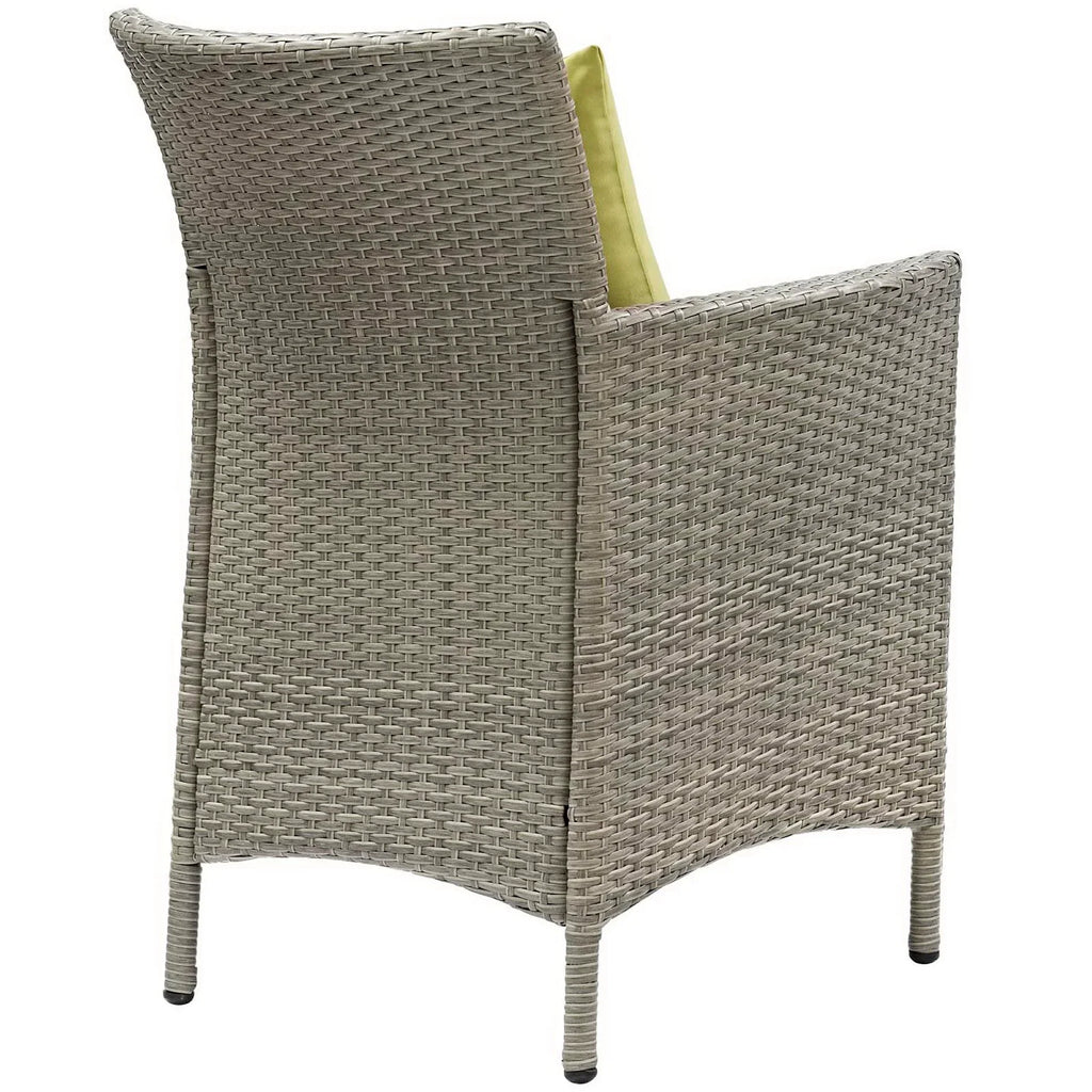 Conduit Outdoor Wicker Rattan Dining Armchair