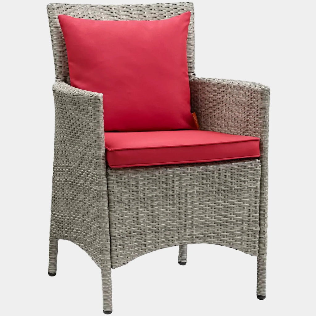 Conduit Outdoor Wicker Rattan Dining Armchair