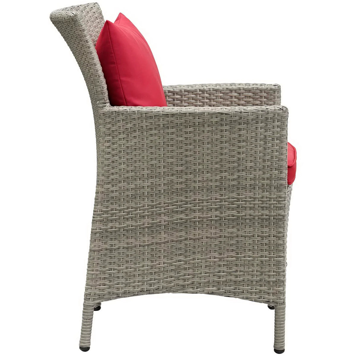 Conduit Outdoor Wicker Rattan Dining Armchair