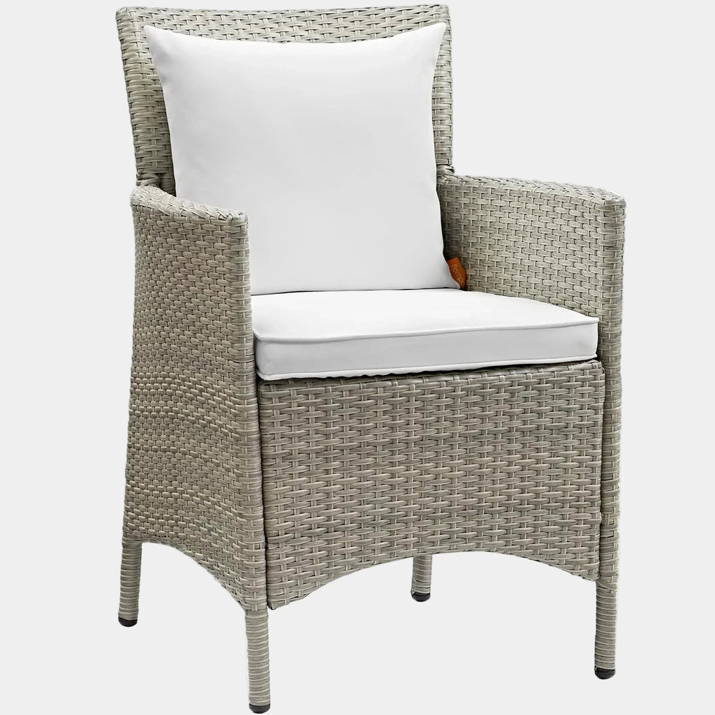 Conduit Outdoor Wicker Rattan Dining Armchair