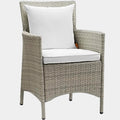 Conduit Outdoor Wicker Rattan Dining Armchair