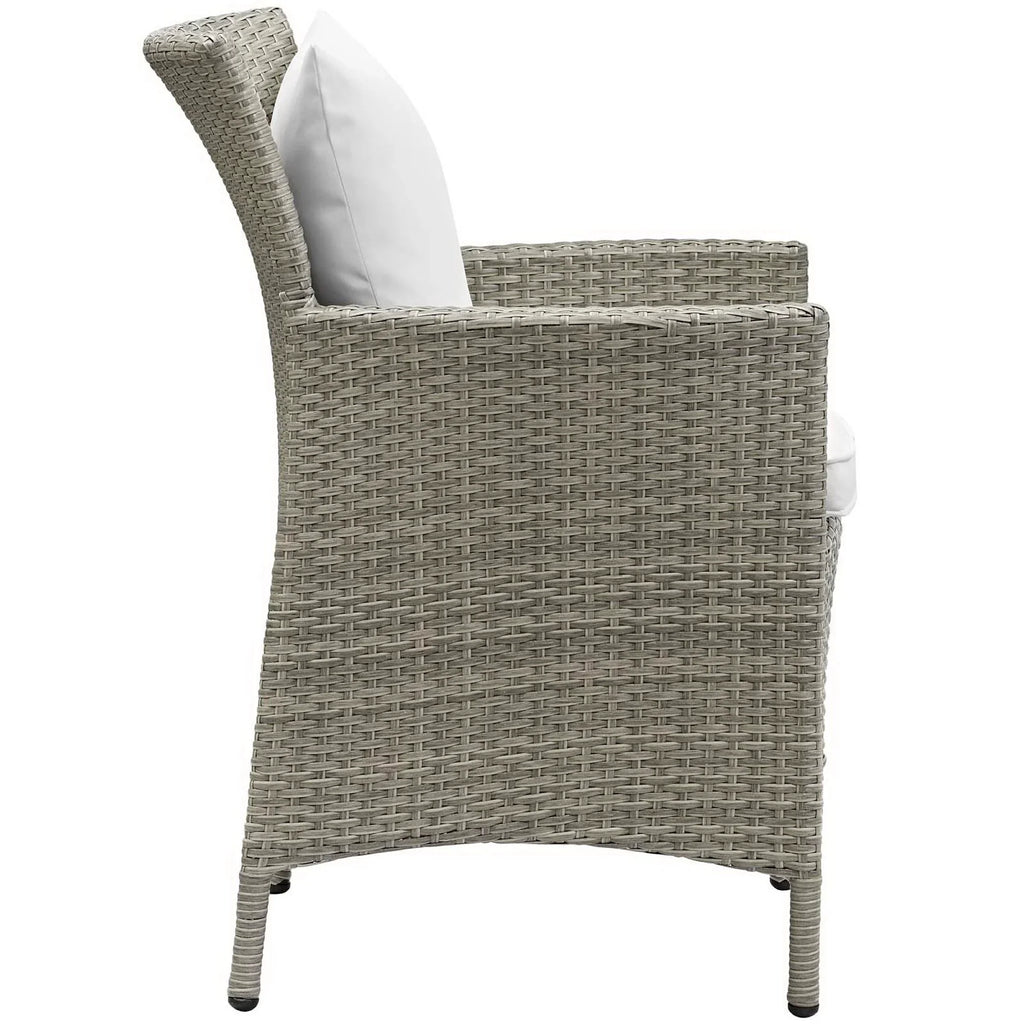 Conduit Outdoor Wicker Rattan Dining Armchair