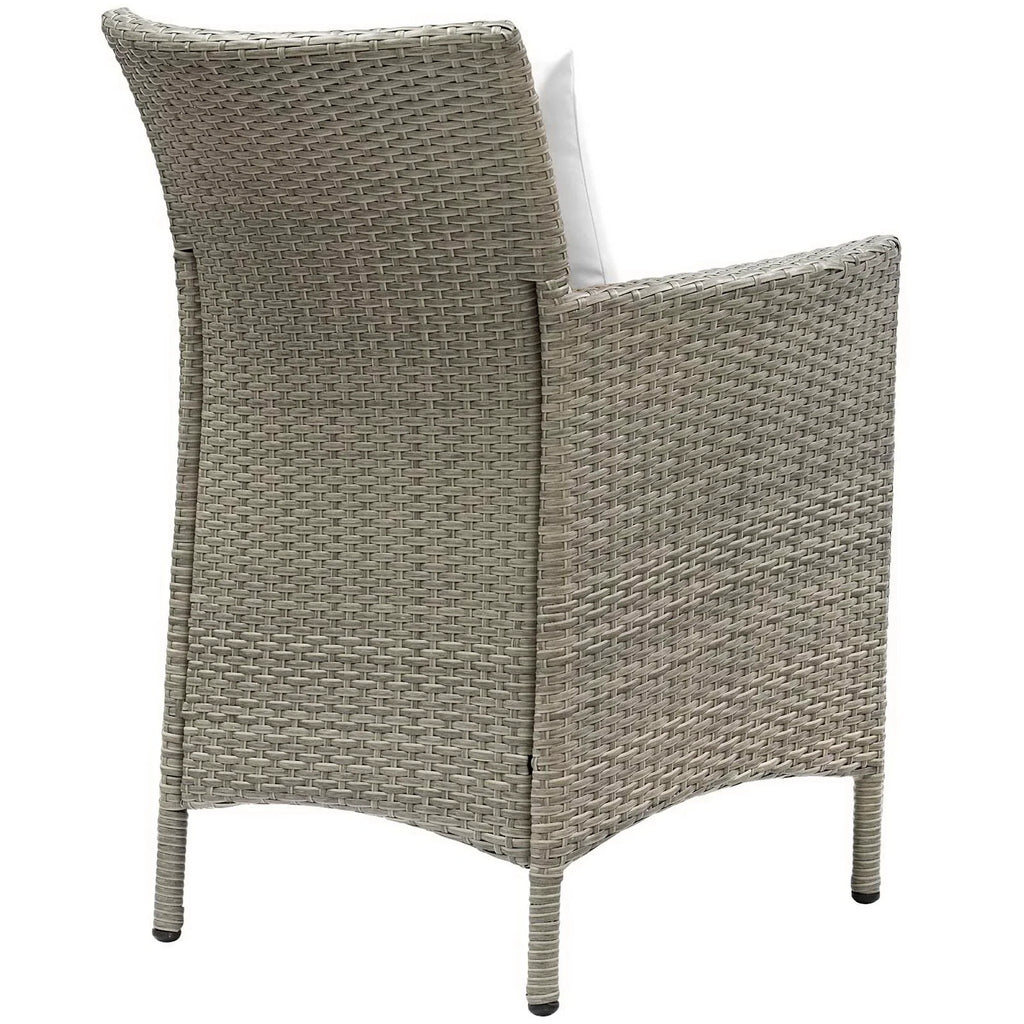 Conduit Outdoor Wicker Rattan Dining Armchair