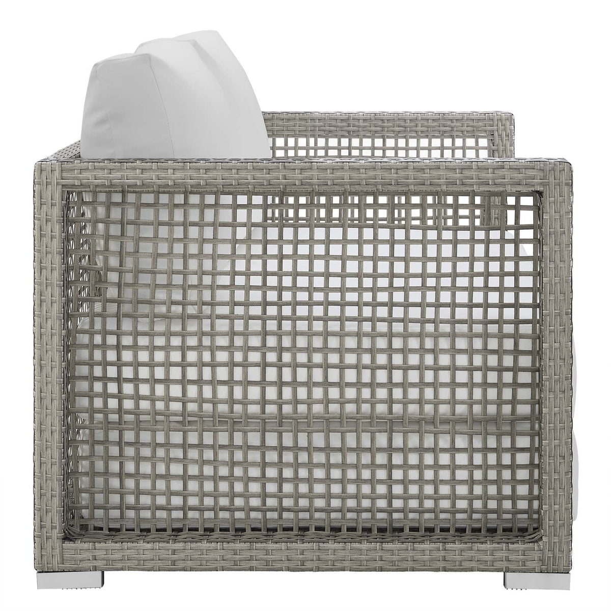 Aura Outdoor Patio Wicker Rattan Loveseat
