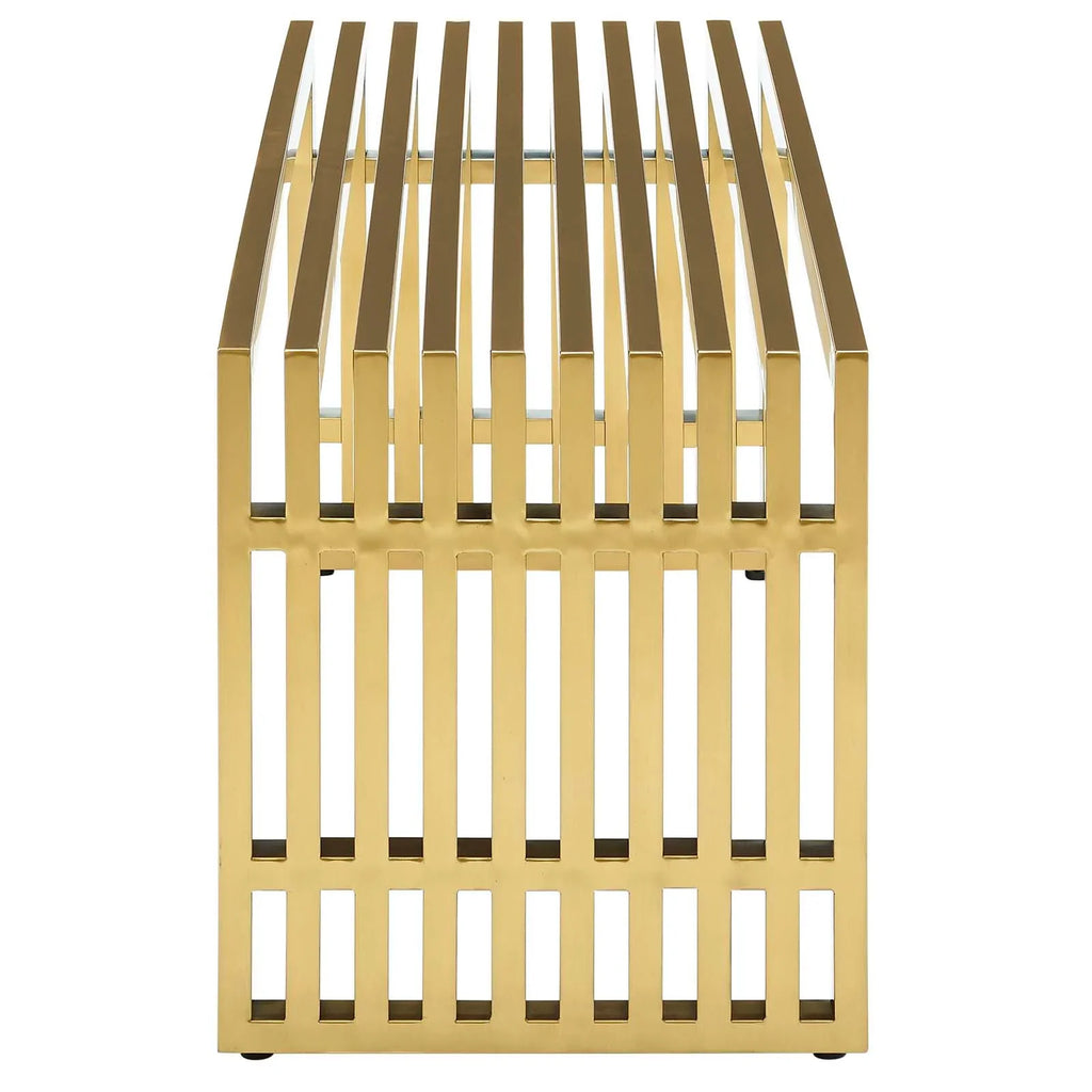Gridiron Medium Stainless-Steel Bench