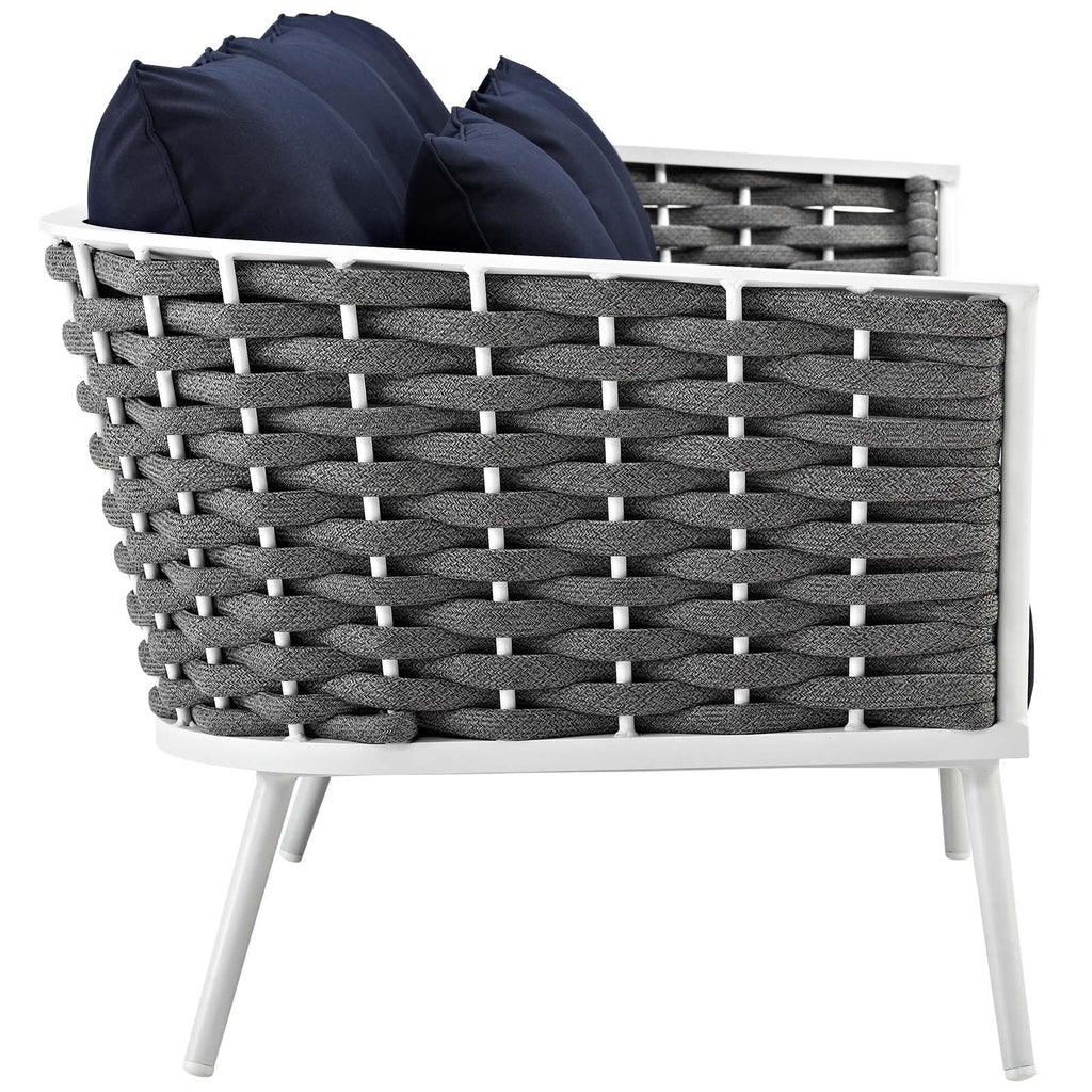 Stance 6 Piece Outdoor Patio Aluminum Sectional Sofa