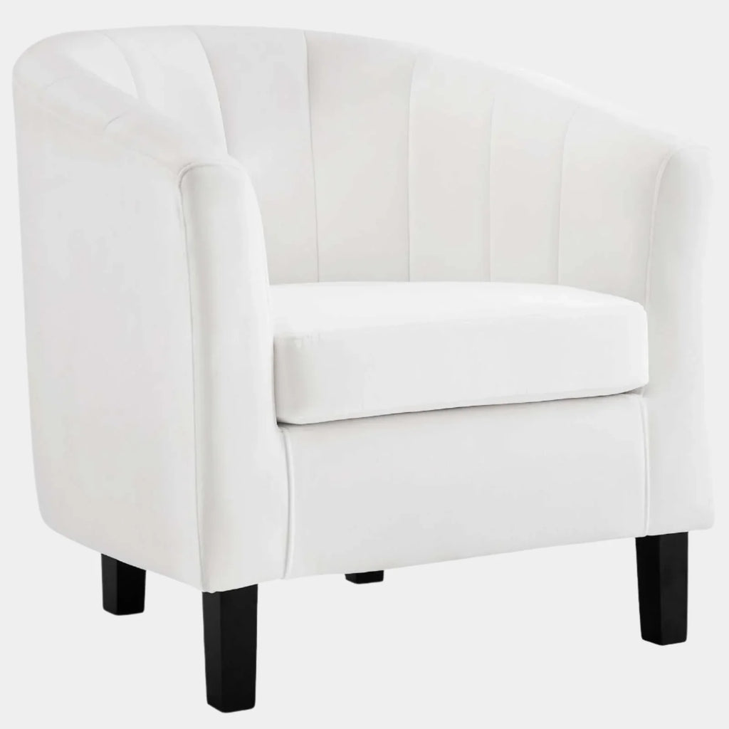 Prospect Channel Tufted Performance Velvet Armchair
