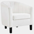 Prospect Channel Tufted Performance Velvet Armchair