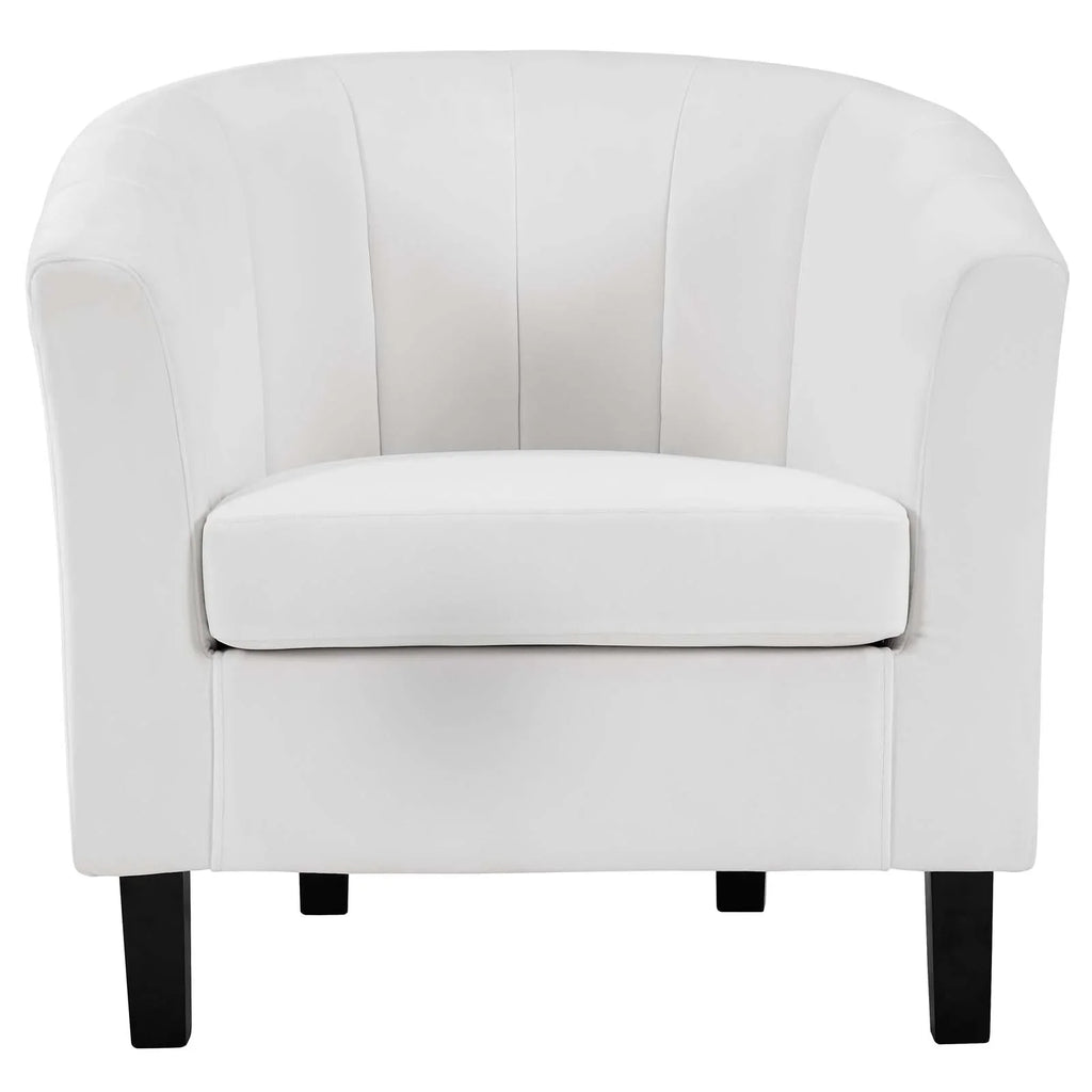 Prospect Channel Tufted Performance Velvet Armchair