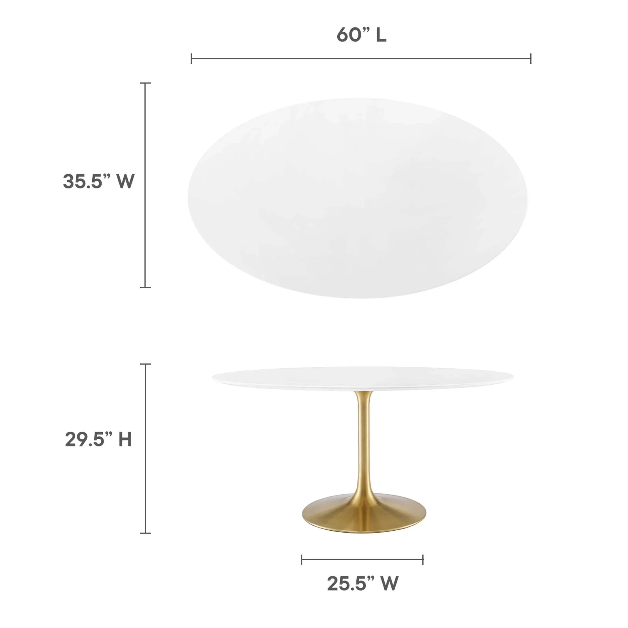 Lippa Oval Wood Dining Table