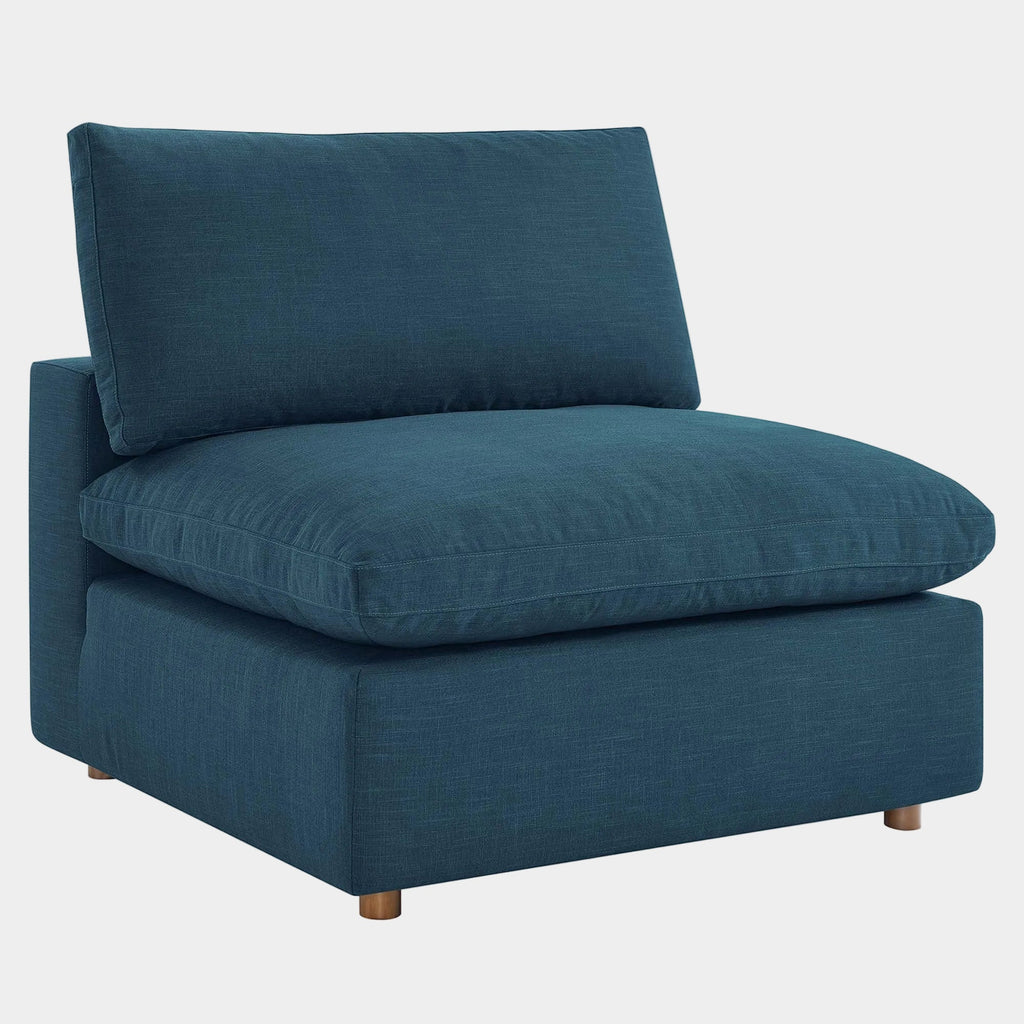 Commix Down Filled Overstuffed Armless Chair
