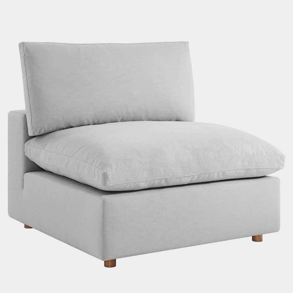 Commix Down Filled Overstuffed Armless Chair