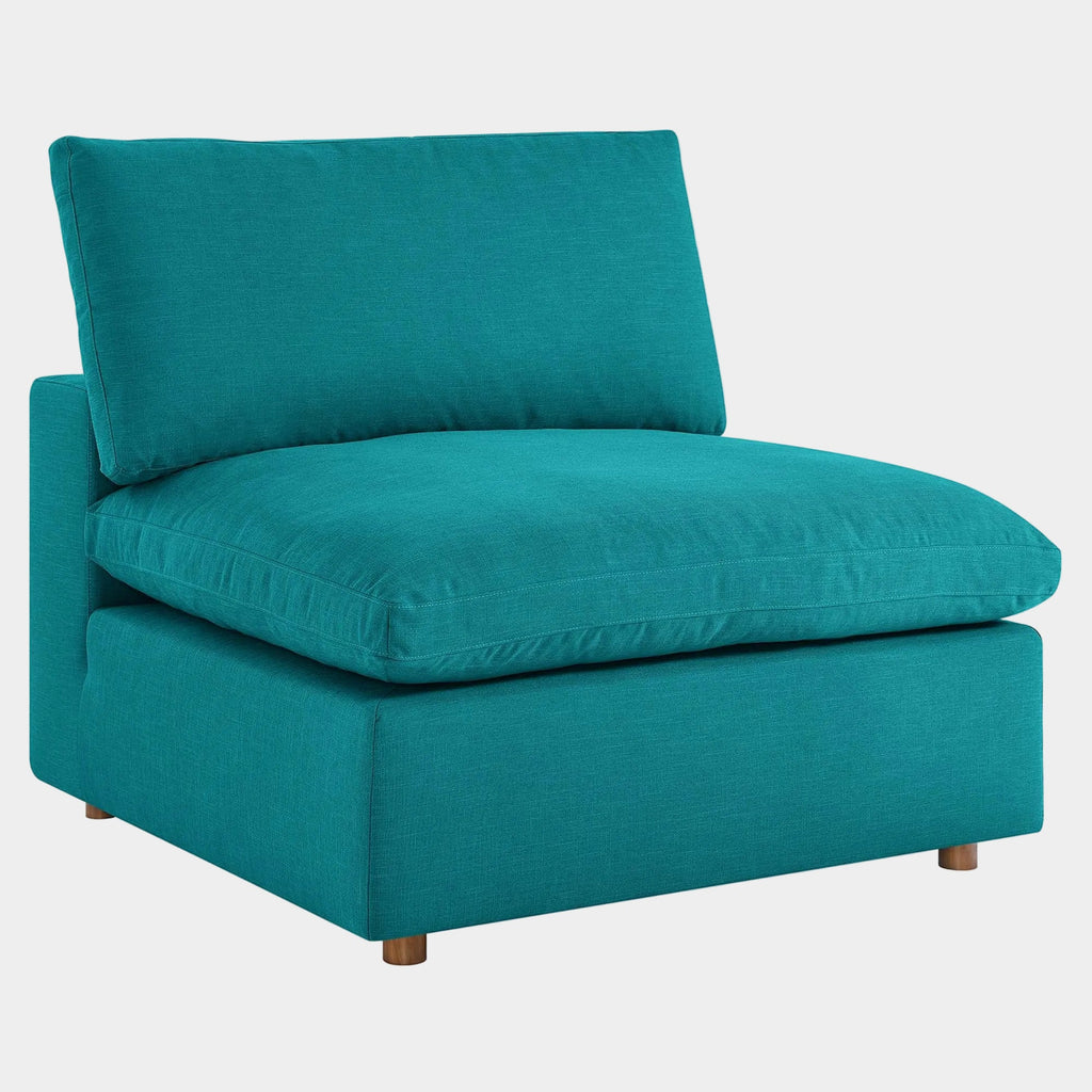Commix Down Filled Overstuffed Armless Chair