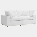 Commix 2 Piece Down Filled Overstuffed Sectional Sofa Set