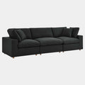 Commix 3 Piece Down Filled Overstuffed Sectional Sofa