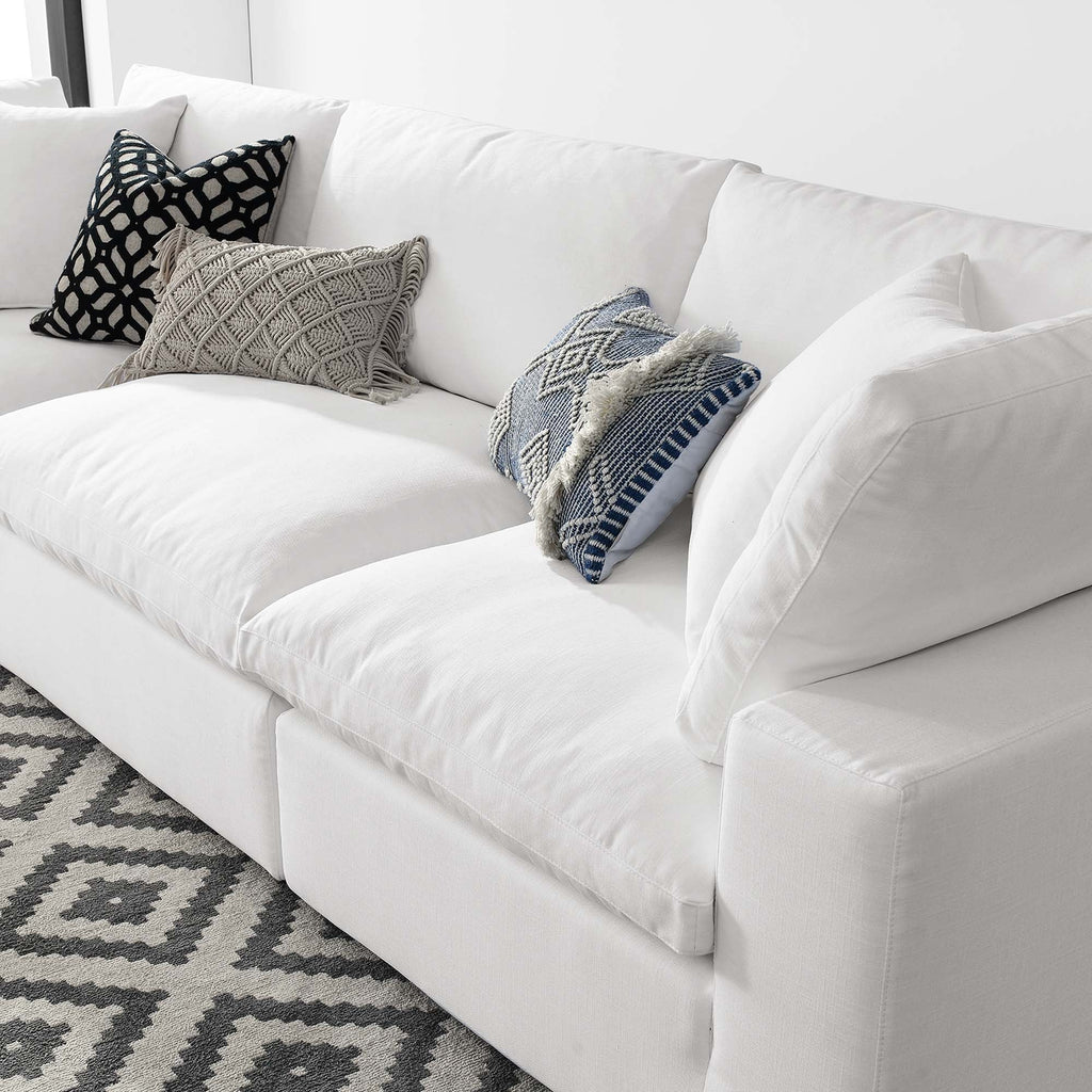 Commix 3 Piece Down Filled Overstuffed Sectional Sofa