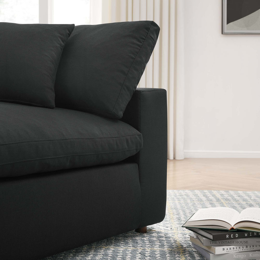 Commix 4 Piece Down Filled Overstuffed Sectional Sofa