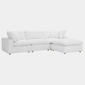 Commix 4 Piece Down Filled Overstuffed Sectional Sofa