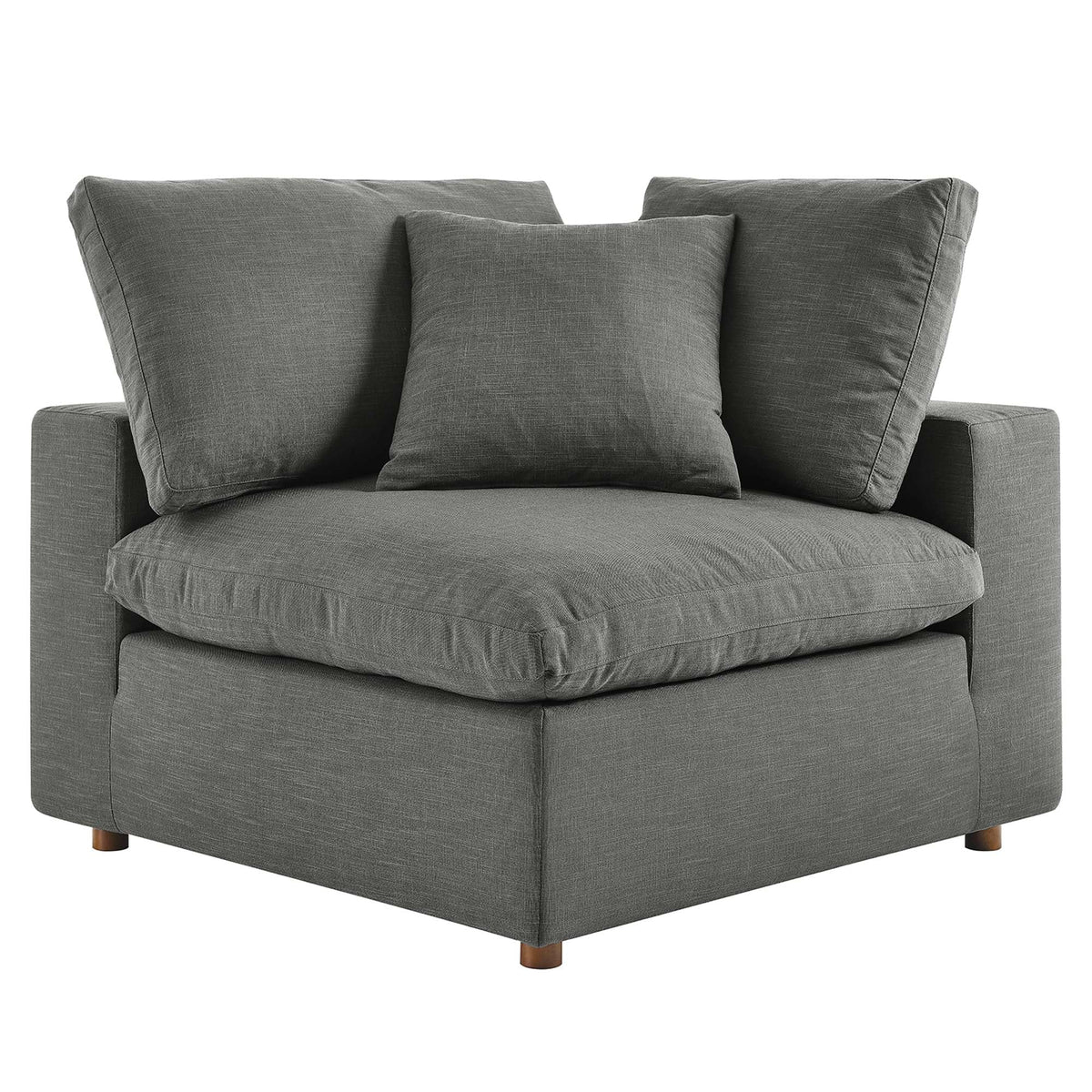 Commix 4 Piece Down Filled Overstuffed Sectional Sofa
