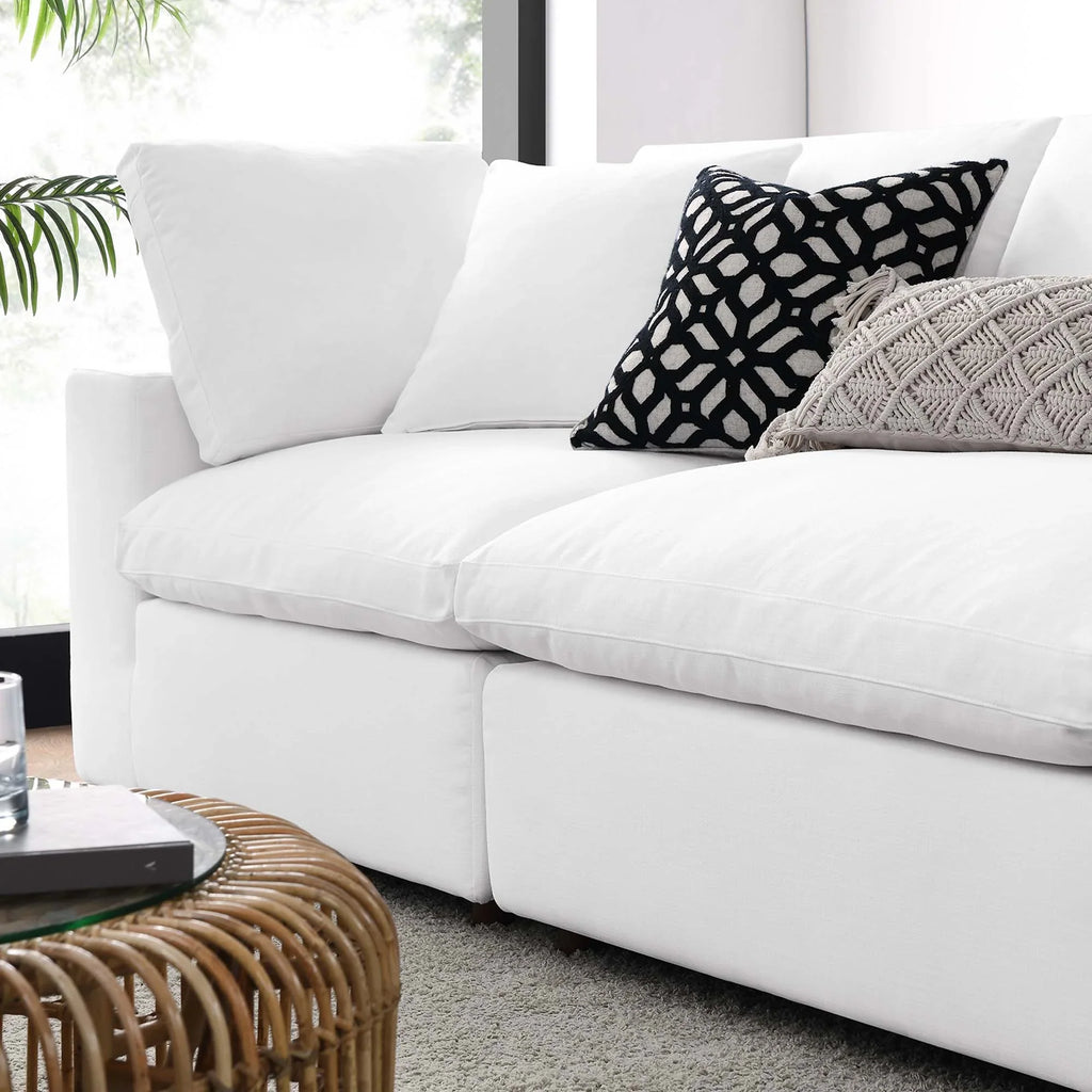 Commix 4 Piece Down Filled Overstuffed Sectional Sofa