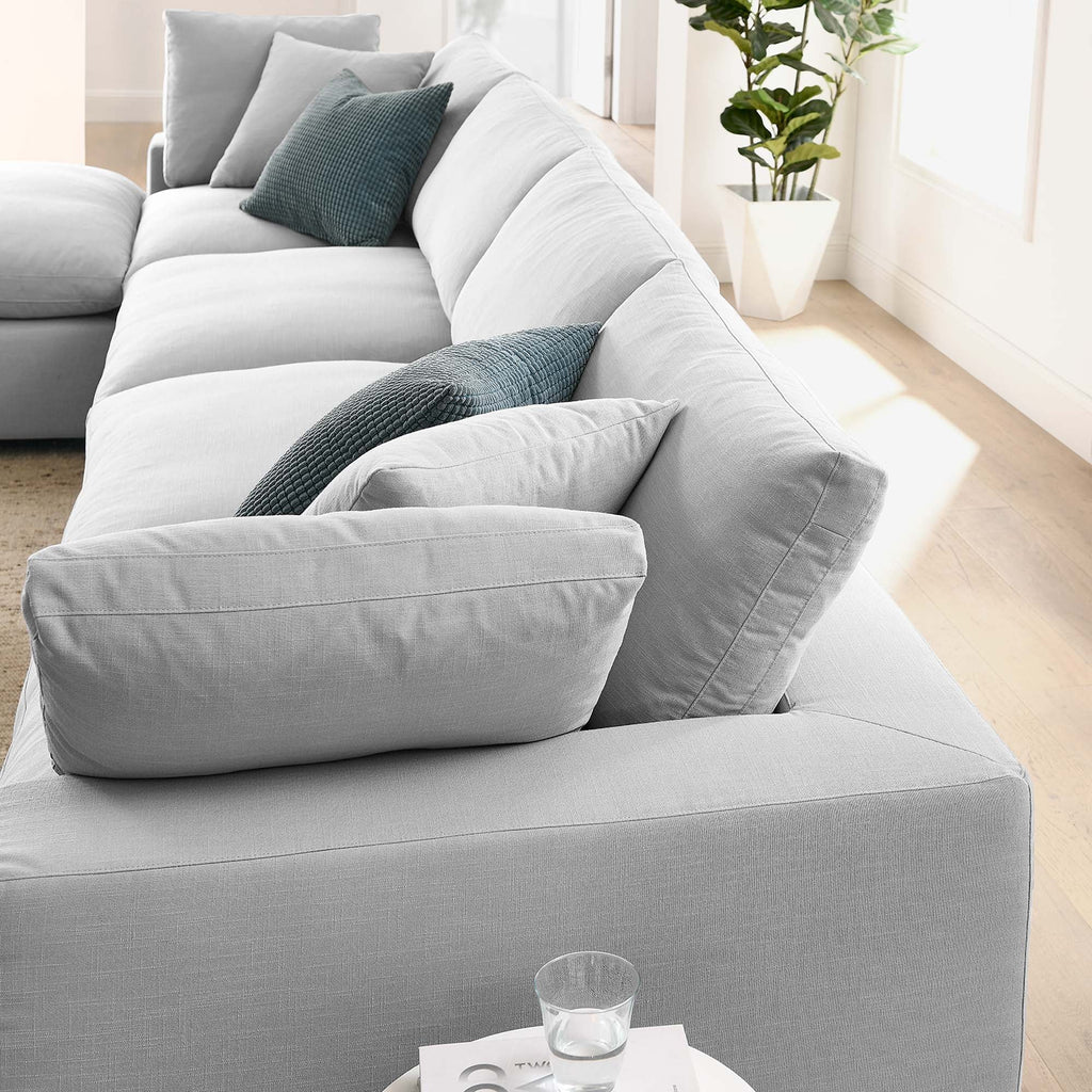 Commix 5 Piece Down Filled Overstuffed Sectional Sofa