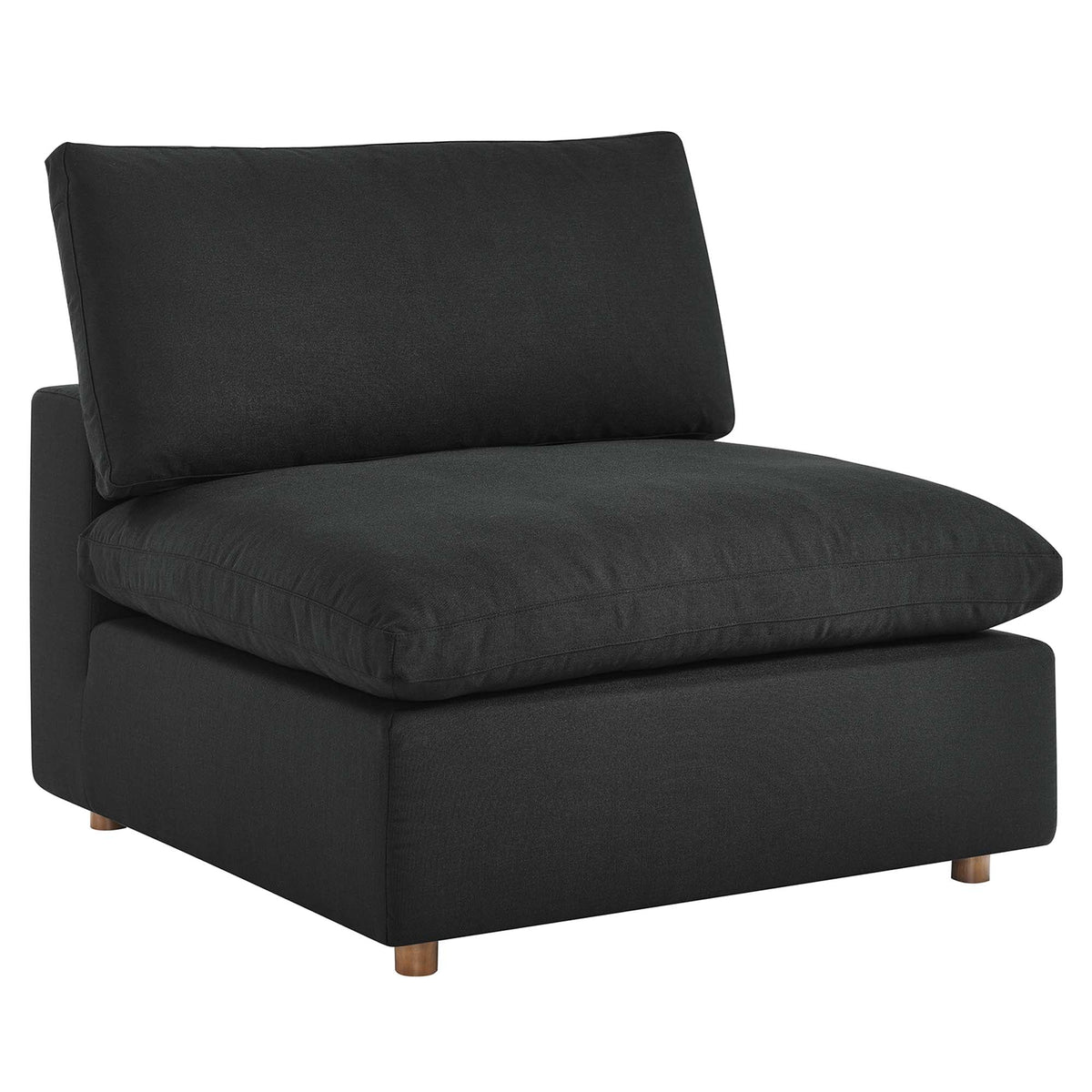 Commix 5-Piece Down Filled Overstuffed Armless Sectional Sofa