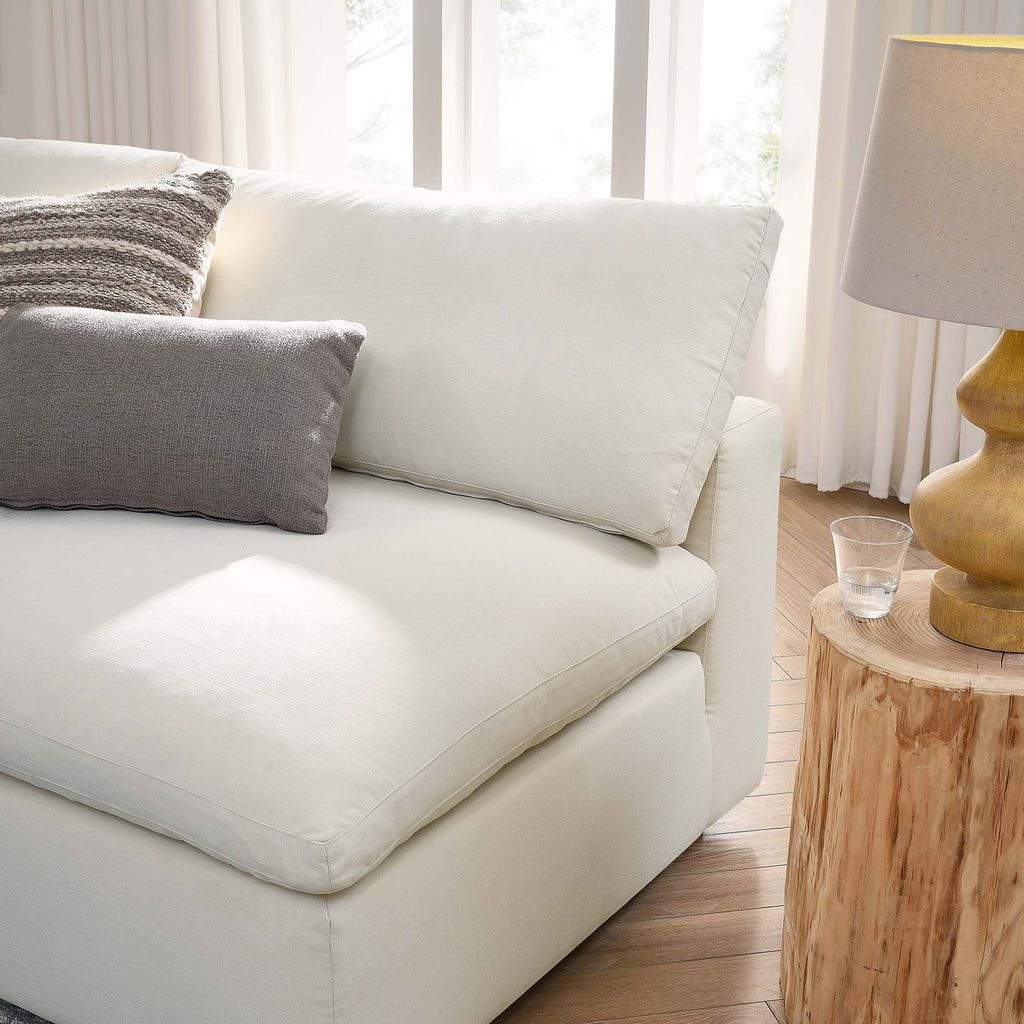 Commix 5-Piece Down Filled Overstuffed Armless Sectional Sofa