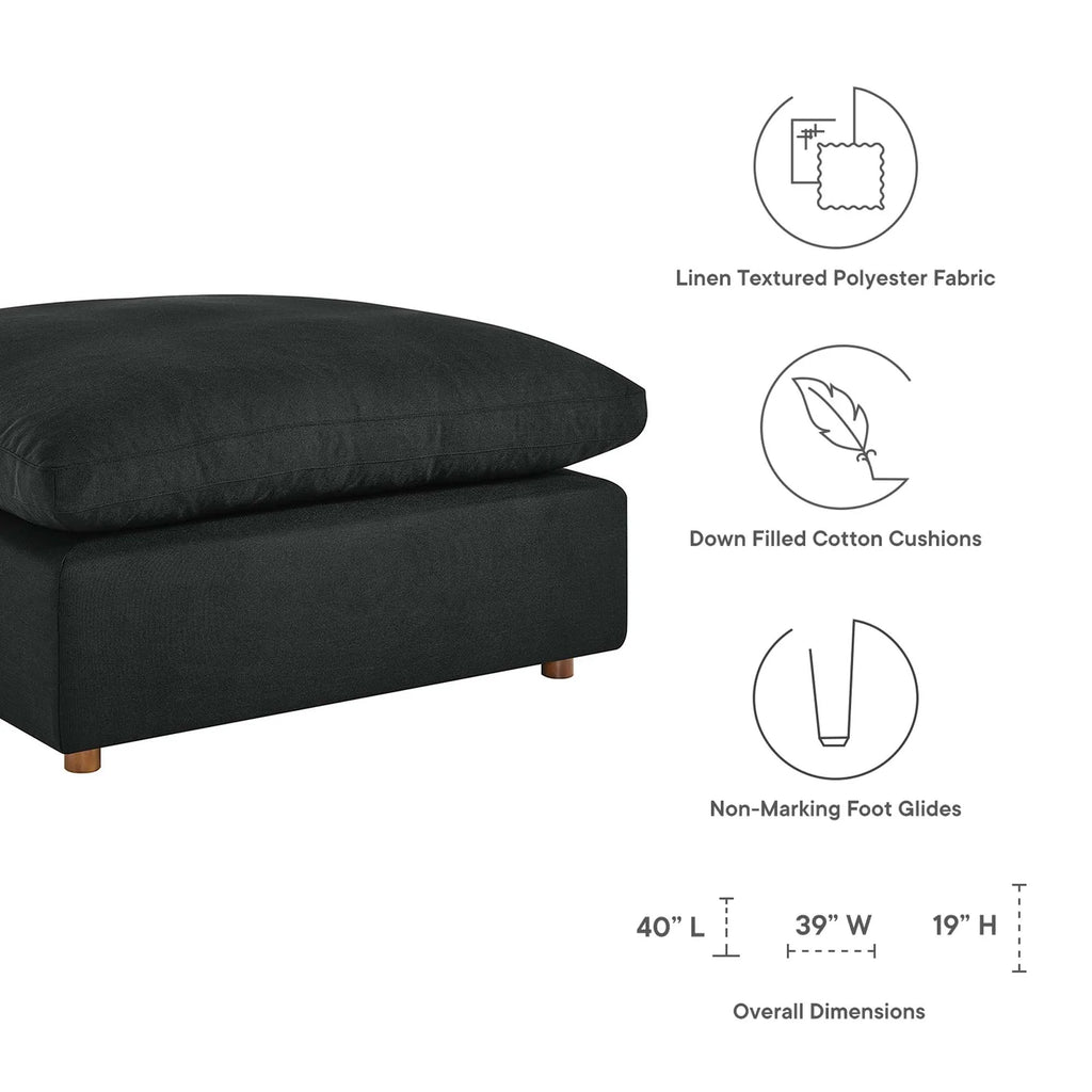 Commix 6-Piece Down Filled Overstuffed Sectional Sofa