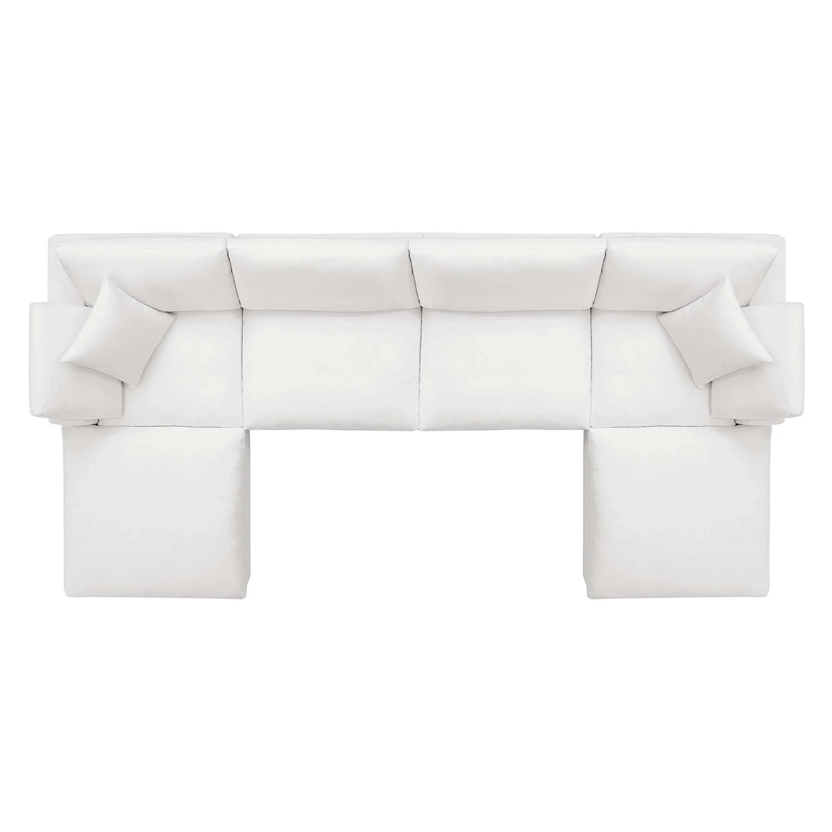 Commix 6-Piece Down Filled Overstuffed Sectional Sofa