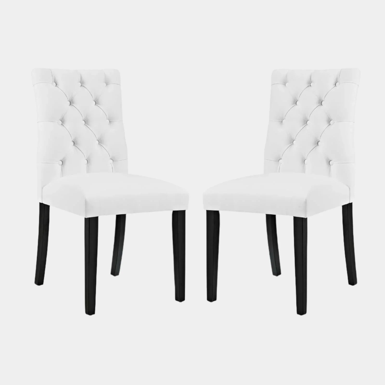 Duchess Vinyl Dining Chair Set of 2