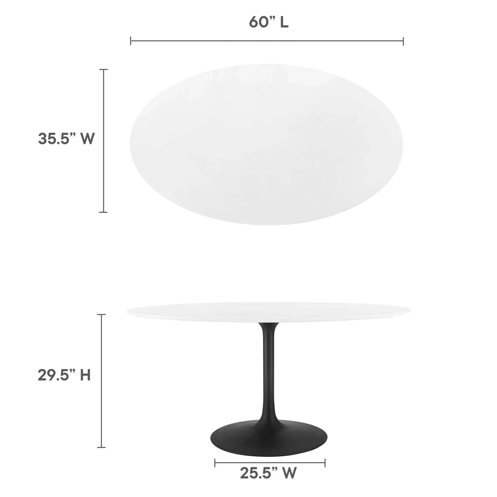 Lippa Oval Wood Dining Table