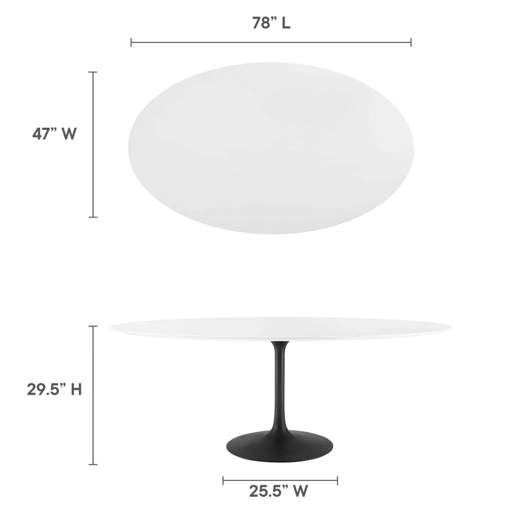 Lippa Oval Wood Dining Table