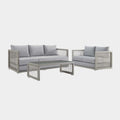 Aura 3 Piece Outdoor Patio Wicker Rattan Set