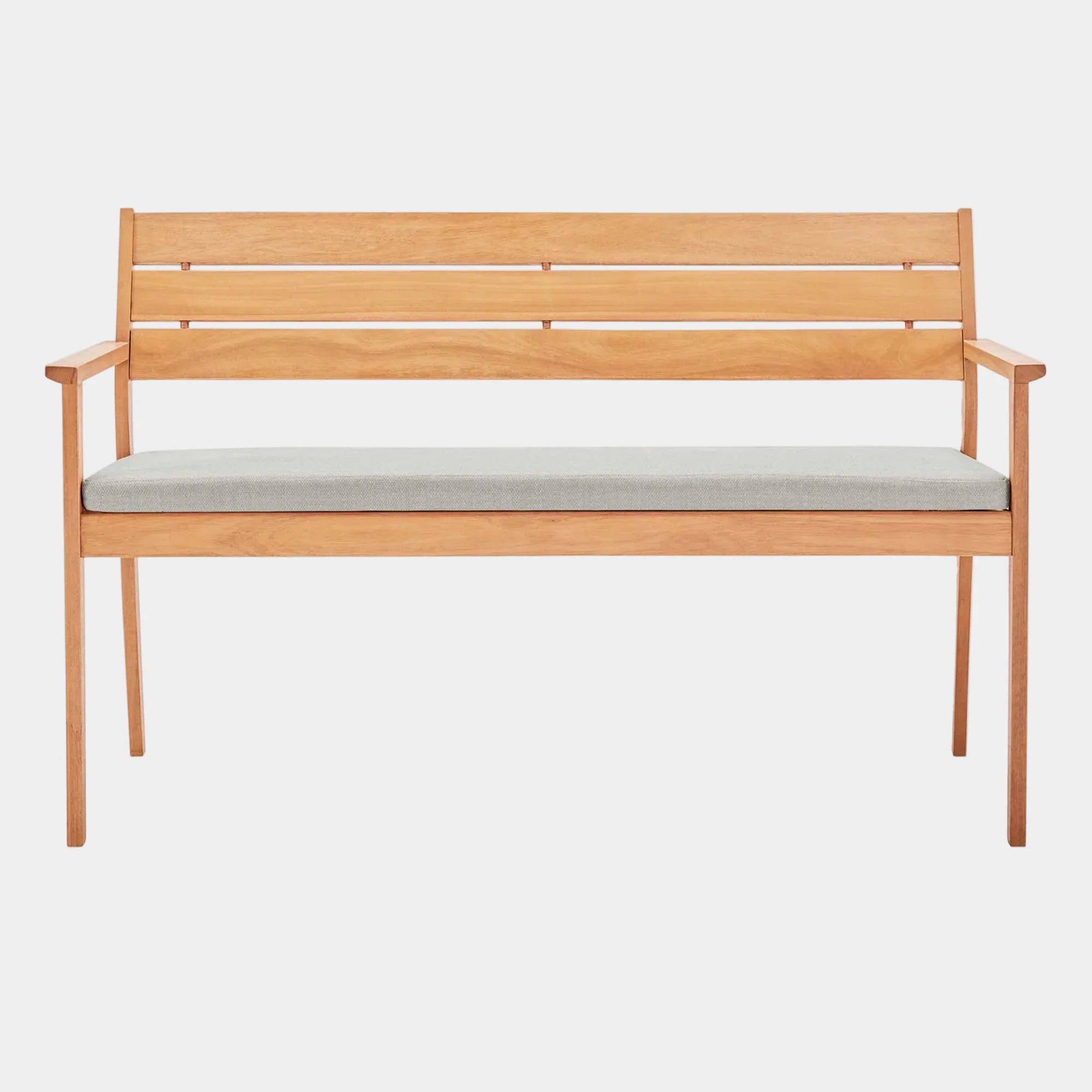 Viewscape Outdoor Patio Ash Wood Loveseat