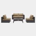 Convene 5 Piece Set Outdoor with Fire Pit