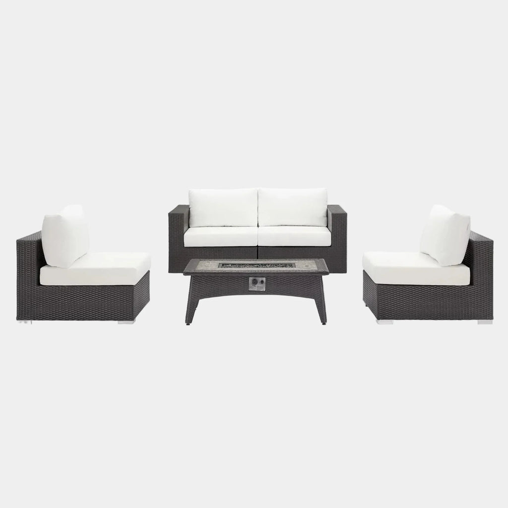 Convene 5 Piece Set Outdoor with Fire Pit