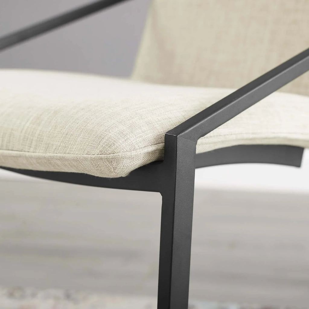 Pitch Upholstered Fabric Dining Armchair