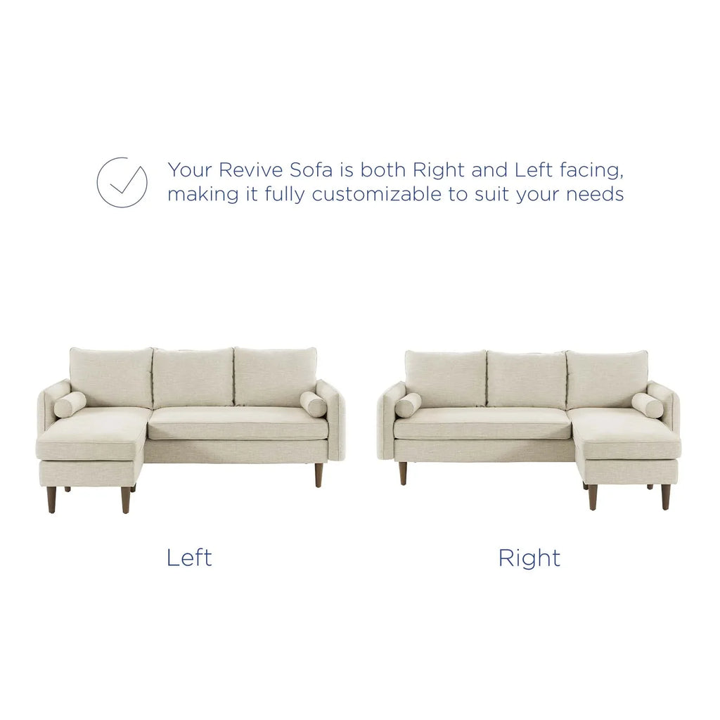 Revive Upholstered Right or Left Sectional Sofa