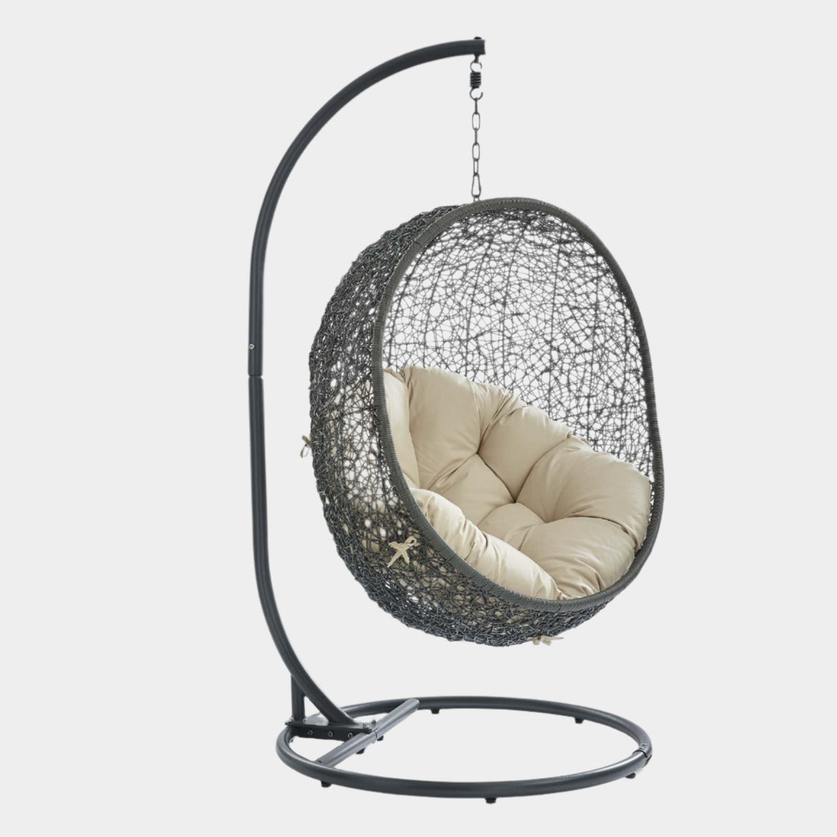 Hide Outdoor Patio Sunbrella® Swing Chair