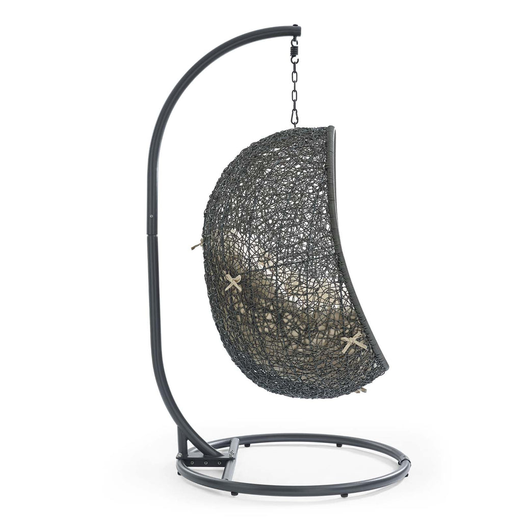 Hide Outdoor Patio Sunbrella® Swing Chair