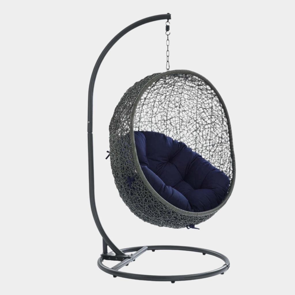 Hide Outdoor Patio Sunbrella® Swing Chair