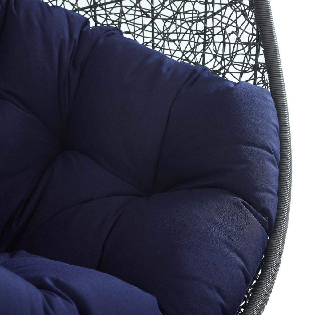 Hide Outdoor Patio Sunbrella® Swing Chair