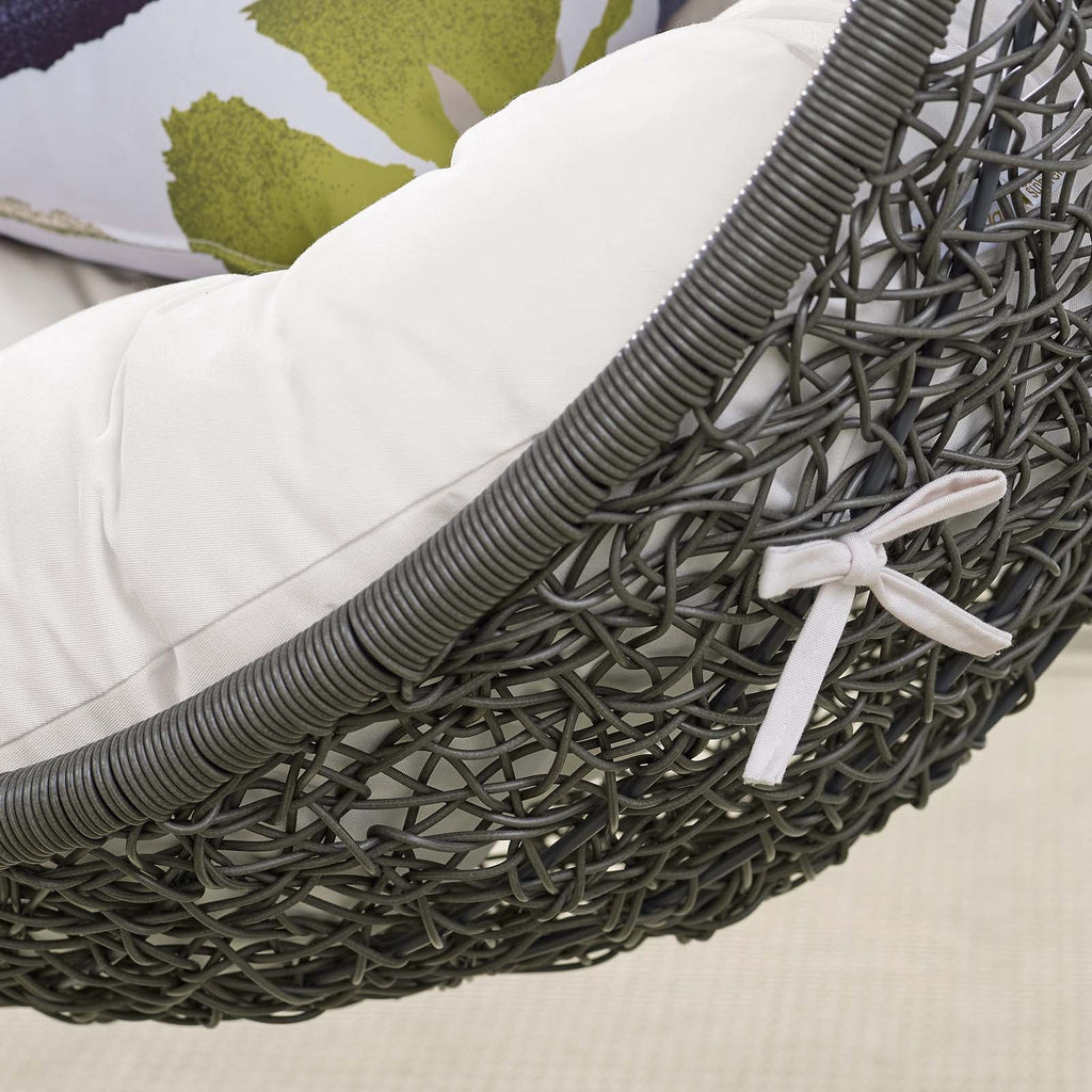 Hide Outdoor Patio Sunbrella® Swing Chair