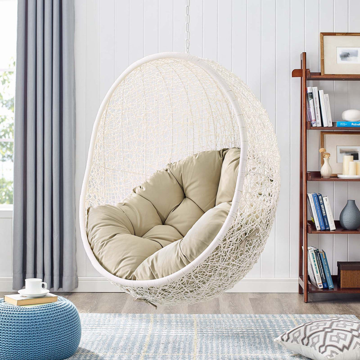 Hide Outdoor Patio Sunbrella® Swing Chair