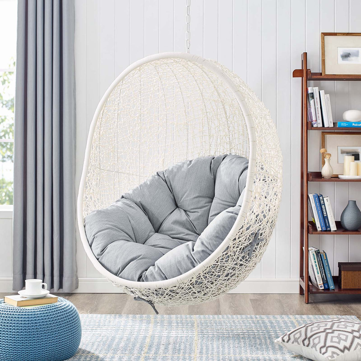 Hide Outdoor Patio Sunbrella® Swing Chair